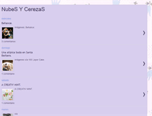 Tablet Screenshot of nubesycerezas.blogspot.com