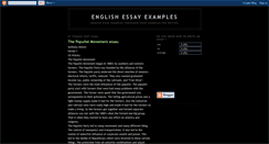 Desktop Screenshot of englishessayexamples.blogspot.com