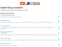 Tablet Screenshot of englishessayexamples.blogspot.com