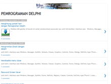 Tablet Screenshot of pemrograman-delphi.blogspot.com