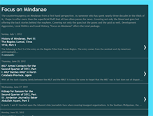 Tablet Screenshot of mindanaofocus.blogspot.com