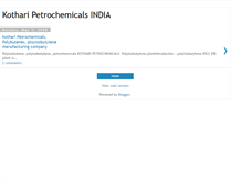 Tablet Screenshot of kothari-petrochemicals.blogspot.com