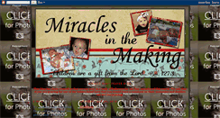 Desktop Screenshot of miracles-in-the-making.blogspot.com