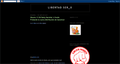 Desktop Screenshot of libertadsero.blogspot.com