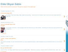 Tablet Screenshot of elderbryansabin.blogspot.com