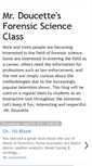 Mobile Screenshot of mrdoucettesforensicscienceclass.blogspot.com