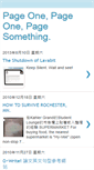 Mobile Screenshot of pagesomething.blogspot.com