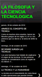 Mobile Screenshot of filosofiaytecnologia10.blogspot.com