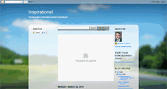 Desktop Screenshot of inspirational-99.blogspot.com