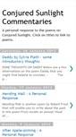 Mobile Screenshot of conjuredsunlightcommentaries.blogspot.com