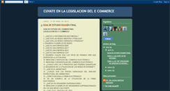 Desktop Screenshot of cuvateenlalegislaciondelecommerce.blogspot.com