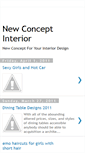 Mobile Screenshot of new-concept-interior.blogspot.com