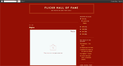 Desktop Screenshot of flickr-hall-of-fame.blogspot.com