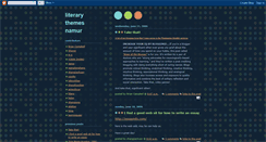 Desktop Screenshot of literarythemes.blogspot.com