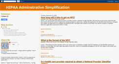 Desktop Screenshot of hippa-administration-info.blogspot.com