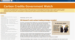 Desktop Screenshot of carboncreditsgovernmentwatch.blogspot.com