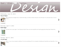 Tablet Screenshot of eatsleepbreathedesign.blogspot.com