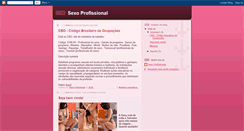 Desktop Screenshot of blogsexoprofissional.blogspot.com