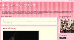 Desktop Screenshot of mylove4umylord.blogspot.com