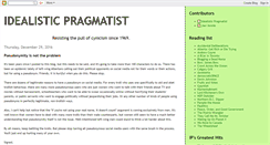 Desktop Screenshot of idealisticpragmatist.blogspot.com