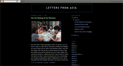 Desktop Screenshot of lettersfromasia.blogspot.com