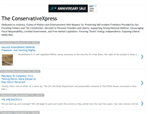 Tablet Screenshot of conservativexpress.blogspot.com