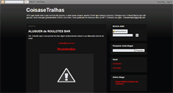 Desktop Screenshot of coisasetralhas.blogspot.com