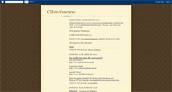 Desktop Screenshot of ctidoconcurso.blogspot.com