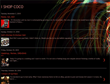 Tablet Screenshot of ishopcoco.blogspot.com