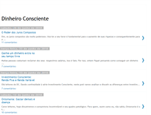 Tablet Screenshot of dinheiroconsciente.blogspot.com
