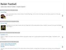 Tablet Screenshot of lakotaraidersfootball.blogspot.com