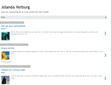 Tablet Screenshot of jolandaverburg.blogspot.com