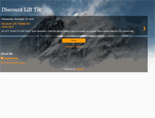 Tablet Screenshot of discountlifttix.blogspot.com