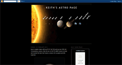 Desktop Screenshot of keithsastropage.blogspot.com