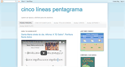 Desktop Screenshot of cinco-lineas.blogspot.com