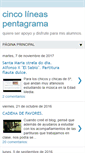 Mobile Screenshot of cinco-lineas.blogspot.com