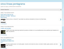 Tablet Screenshot of cinco-lineas.blogspot.com