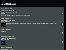 Tablet Screenshot of lostharbours.blogspot.com