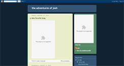 Desktop Screenshot of joshsven.blogspot.com