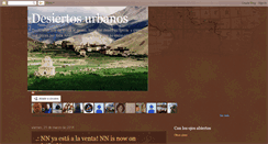 Desktop Screenshot of desiertosurbanos.blogspot.com