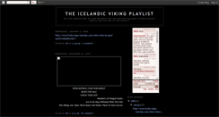 Desktop Screenshot of icelandvikingplaylist.blogspot.com