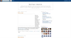 Desktop Screenshot of metrogreen.blogspot.com