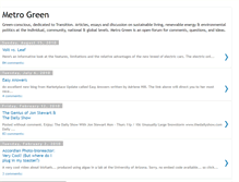 Tablet Screenshot of metrogreen.blogspot.com