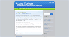Desktop Screenshot of adanaceyhan.blogspot.com