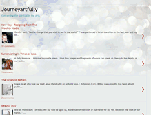 Tablet Screenshot of journeyartfully.blogspot.com