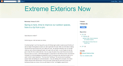 Desktop Screenshot of extremeexteriorsnow.blogspot.com