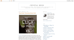 Desktop Screenshot of crystalmess.blogspot.com