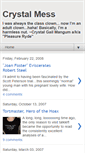Mobile Screenshot of crystalmess.blogspot.com