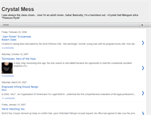 Tablet Screenshot of crystalmess.blogspot.com