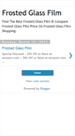 Mobile Screenshot of frostedglassfilmreviews.blogspot.com